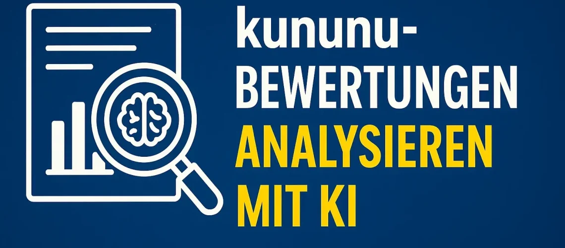 Headerbild Blogbeitrag kununu-Analyse mit KI